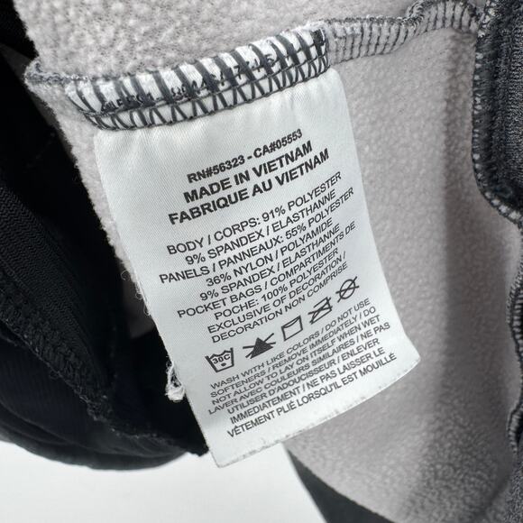 Nike Sweatshirt Womens Large Gray Pink Colorblock Center Swoosh Therma Pullover - Picture 7 of 9